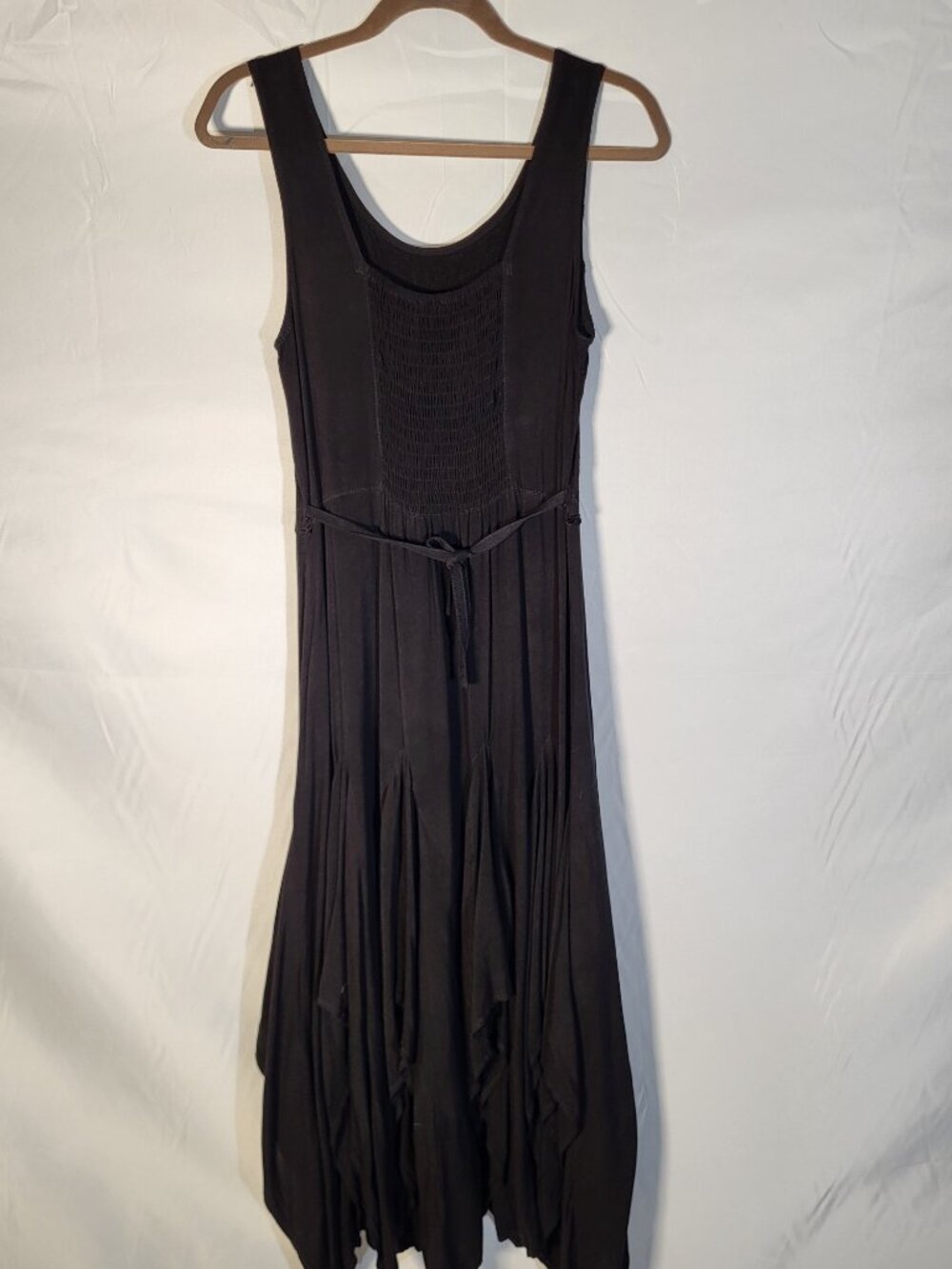 Whimsigoth style handkerchief hem midaxi-dress - fits like a Large - Picture 4 of 7